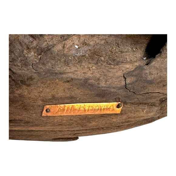 Mid-Century Modern Brutalist Driftwood & Metal Sculpture - Picture 4 of 11